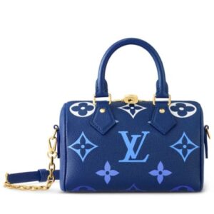 Louis Vuitton Speedy Bandouliere 20 M46517 M46518 Blue