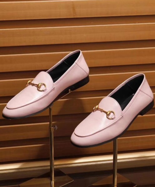 Gucci Women's Leather Horsebit loafer 414998 Pink - Image 3
