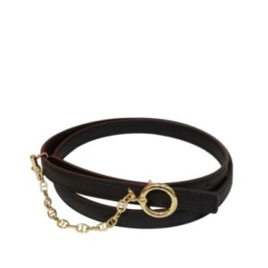 Hermes Epsom Leather Belt Black