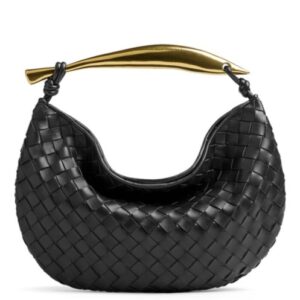 Bottega Veneta Sardine Top Handle Bag 716082 Black
