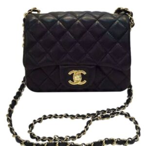 Chanel Mini Classic Boy Flap Bag A01115 Black
