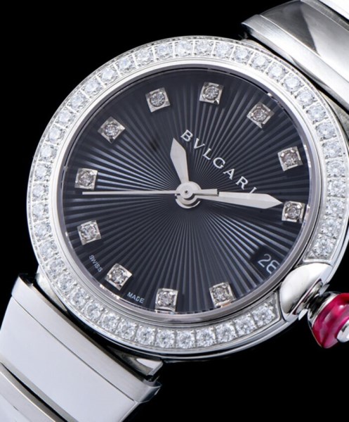 Bvlgari Lvcea Diamonds Automatic Watch for Women Black - Image 3