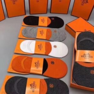 Hermes H Embroidery Socks Set