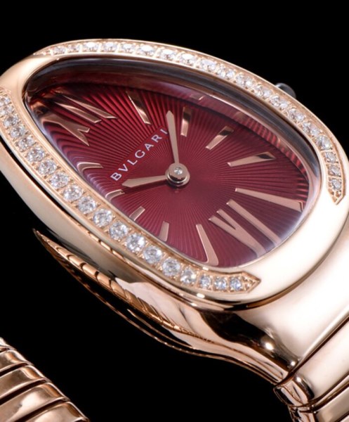 Bvlgari 18ct rose-gold and diamond watch Henna - Image 4
