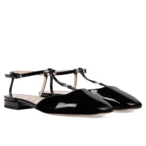 Gucci Women's Double G Ballet Flat 754136 Black