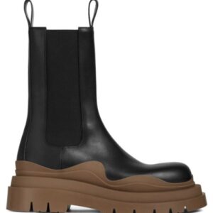 Bottega Veneta Women's Tire Chelsea Boot Coffee