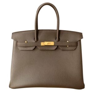 Hermes Birkin 35 Bag Dark Coffee