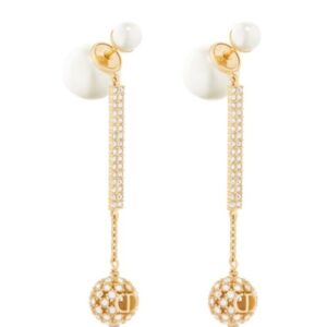Christian Dior Women's Dior Tribales Earrings Golden