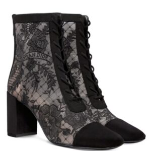 Christian Dior Women's Naughtily-d Heeled Ankle Boot Black