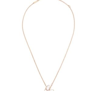 Van Cleef & Arpels Women's Two Butterfly Pendant Red