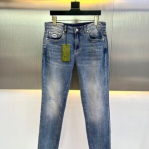 Gucci Women's Washed Jeans Blue