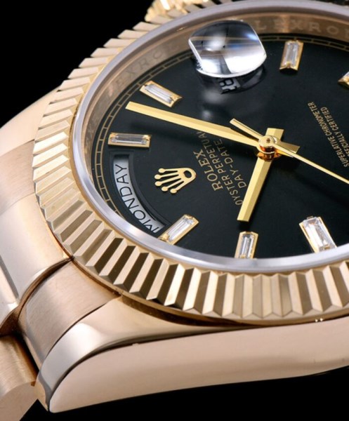 Rolex Men s Automatic President Watch Black - Image 4