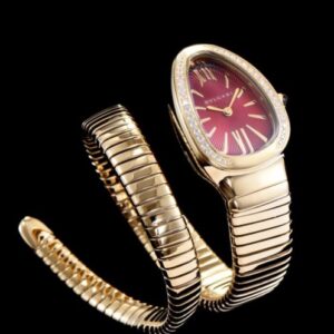 Bvlgari 18ct gold and diamond watch Henna