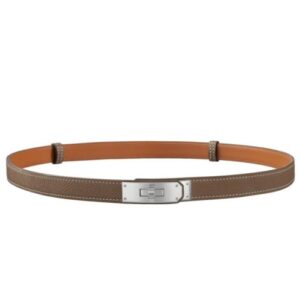 Hermes Women's Kelly belt Gray