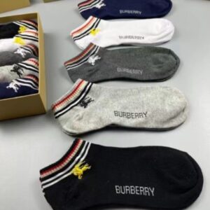 Burberry Logo Embellished Socks Set