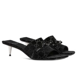 Gucci Women's GG Slide Sandal 764182 Black