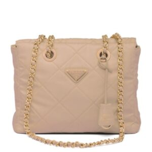 Prada Re-Nylon Tote Bag 1BG468 Apricot