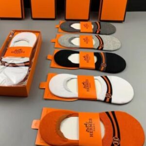 Hermes H Embroidery Socks Set