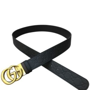 Gucci Reversible GG Supreme belt 473030 Black