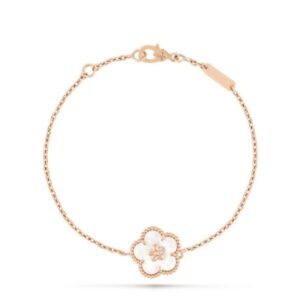 Van Cleef & Arpels Women's Lucky Spring Bracelet, Plum Blossom Red