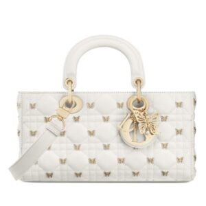 Christian Dior Medium Lady D-Joy Bag Cream