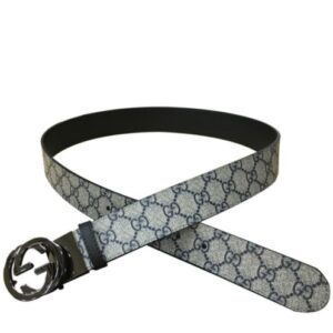 Gucci Reversible GG Supreme belt 473030 Green