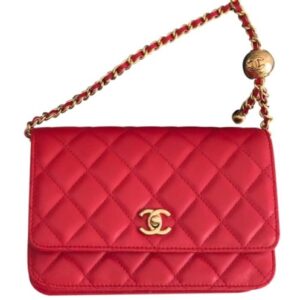 Chanel Wallet On Chain AP1450 Red