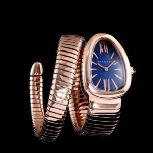 Bvlgari rose-gold Automatic Watch for Women Blue