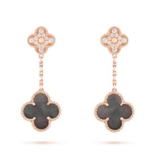 Van Cleef & Arpels Magic Alhambra Earrings Black