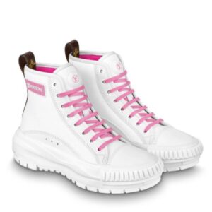 Louis Vuitton Women's LV Squad Trainer Boots 1A940C 1A940S 1A9418 Pink