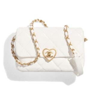 Chanel Small Flap Bag AS3986 White
