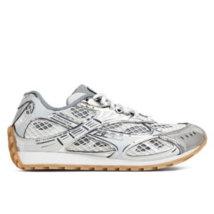 Bottega Veneta Unisex Orbit Sneaker White