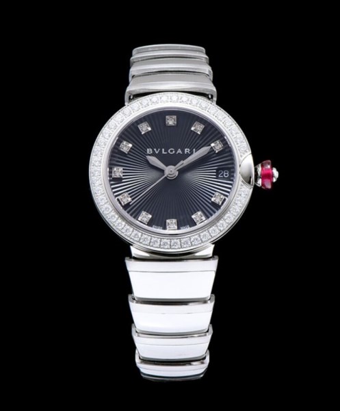 Bvlgari Lvcea Diamonds Automatic Watch for Women Black