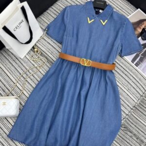 Valentino Women's Denim Dress Blue