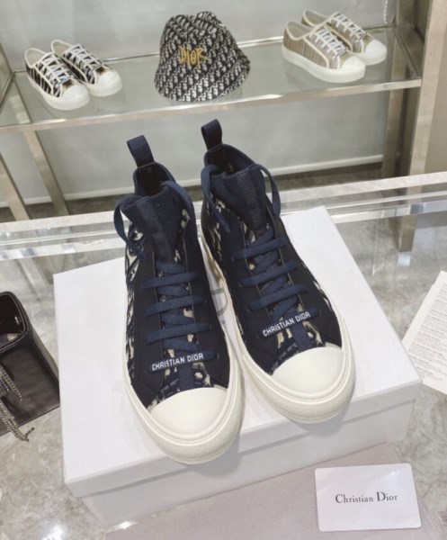 Christian Dior Women's Walk'n'dior Sneaker Dark Blue - Image 3