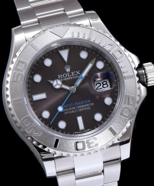 Rolex Gold Men s Yacht Master Watch Light Coffee - Image 2