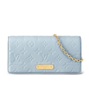 Louis Vuitton Wallet On Chain Lily M83233 Blue