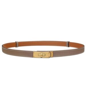 Hermes Women's Kelly belt Gray