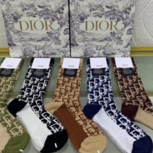 Christian Dior Oblique Socks Polychrome