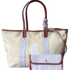 Goyard Anjou Reversible Tote MM White