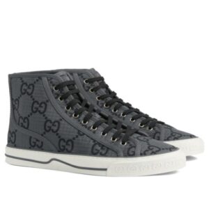 Gucci Men's Tennis 1977 High-Top Sneaker 771463 Dark Gray