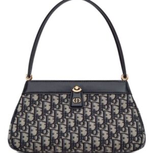 Christian Dior Medium Dior Key Bag Dark Blue