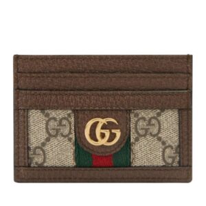 Gucci Ophidia GG card case 523159 Dark Coffee