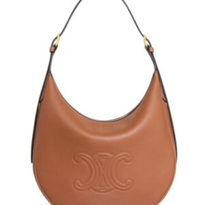 Celine Heloise Bag In Supple Calfskin Coffee