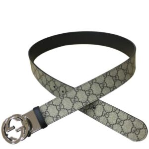 Gucci Reversible GG Supreme belt 473030 Coffee