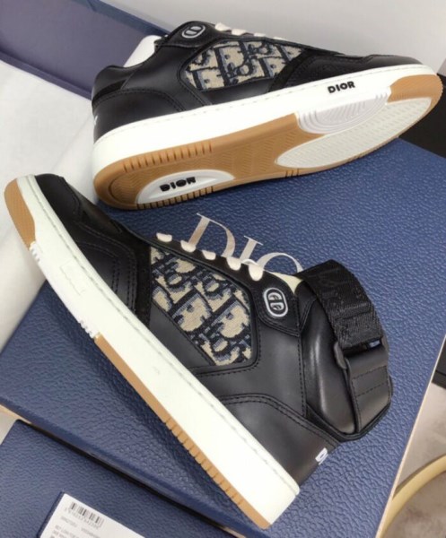 Christian Dior Unisex B27 High-Top Sneaker Black - Image 5