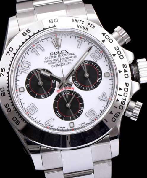 Rolex Daytone Champagne Watch White - Image 2
