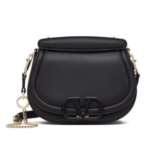 Valentino Vsling Shoulder Bag Black