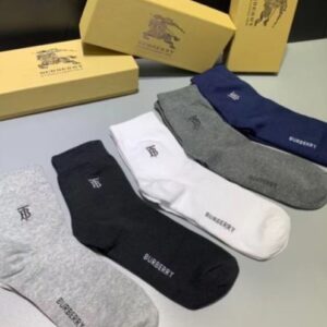 Burberry Monogram Motif Ankle Socks Polychrome