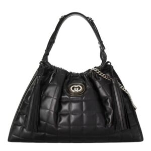 Gucci Deco Medium Tote Bag 746210 Black